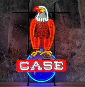 Fiftiesstore Case Neon Verlichting Met Achterplaat - 45 x 65 cm