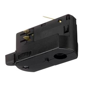 Klemko spanningsrail lamp adaptor zwart 876394 