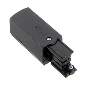 Klemko Spanningsrail aansluitconnector links (65 mm) zwart 3 fase 876372