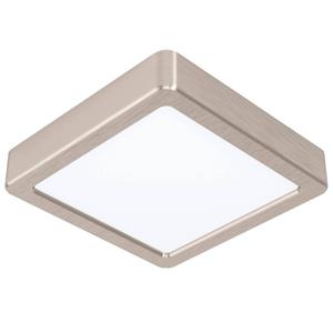 EGLO LED-Anbaupanel Fueva 5 IP20 830 nickel 16x16cm