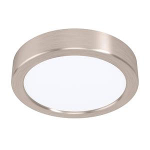 EGLO LED-Anbaupanel Fueva 5 IP20 830 nickel Ø16cm