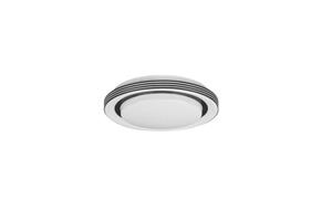 realityleuchten LED Deckenleuchte ATRIA Fernbedienung, dimmbar Sternenhimmel, Schwarz Ø27cm
