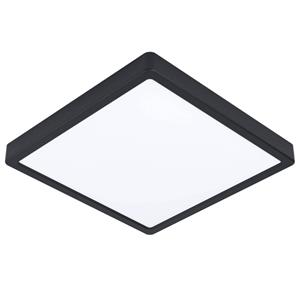EGLO LED-Anbaupanel Fueva5 IP20 830 schwarz 28,5x28,5cm