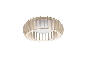 realityleuchten Deckenleuchte Naturholz Led Dimmer Monte Ø40 cm Trio Lighting