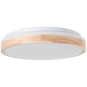Brilliant Brodsky LED Deckenleuchte Ø38cm holz/weiß