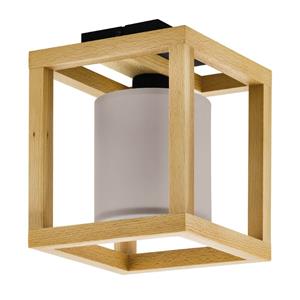 Eglo Stars of Light Houten plafondlamp Granados met grijze kap 390105