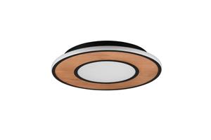 Trio LED-Deckenleuchte, neuseeländische Pinie ¦ holzfarben ¦ Maße (cm): H: 7  Ø: [50.0]  - Möbel Kraft