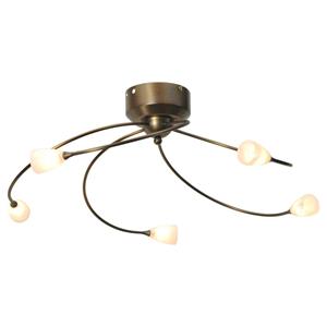 Masterlight Plafondlamp Molto 2 LED 5-lichts 28x63cm bronsbruin 5695-01-134-DW
