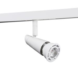 SG Lighting SG Zip Railspot 230V mat wit 6W LED GU10 2700K dimbaar 003022