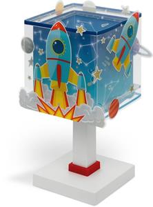 Dalber Tafellampje Rocket blauw met wit 63351