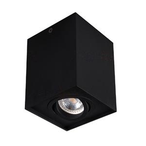 Kanlux Opbouwspot vierkant - Gord1 - Zwart - Kantelbaar - 96x96x125mm