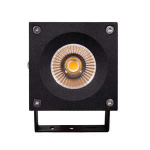 TuinSpot zwart 10W2700K dimbaar 123x79x79mm 40° breedstralend snoer 2 meter met stekker