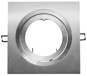 Tronix AR111 armatuur inbouw 1 voudig rond 180mm aluminium vierkant 148-031 