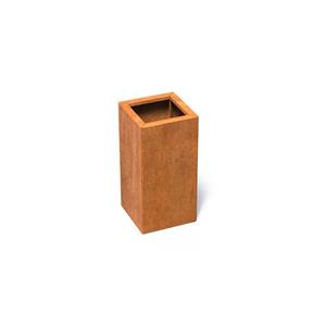 Tuinvoordeel Carrez Connect cortenstaal 40 x 40 x h. 80 cm plantenbak