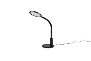 realityleuchten LED Schreibtischleuchte SALLY Flexibel TOUCH Dimmer Schwarz 36cm