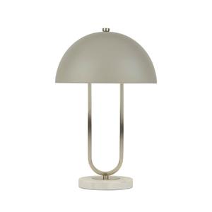 Searchlight Tafellamp Tablu marmer met witte kap EU60949GY