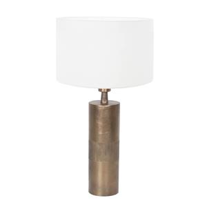 Steinhauer Chique schemerlamp Bassiste R met witte linnen kap 3421BR