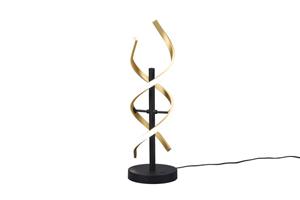 Trio international Design vloerlamp Sequence zwart met goud 541810208