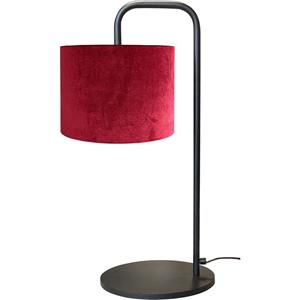 Masterlight Tafel Schemerlamp Venus met retro rode lampenkap 4262-05-6580-03-20