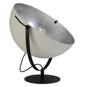 Masterlight Stoere Industria uplighter 50cm wit met oudzilver 4197-06-37-B