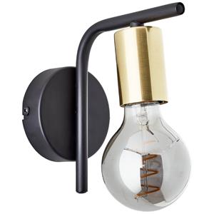 Brilliant Wandlamp Kerry zwart 99840/72