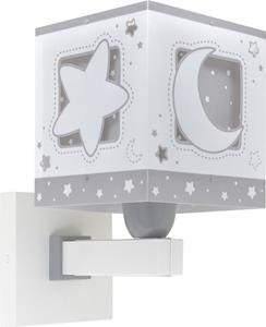 Dalber Grijze wandlamp Moonlight voor kinderkamer 63239E