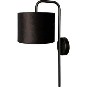 Masterlight Zwarte wandlamp Venus met zwarte lampenkap 3262-05-6580-05-20