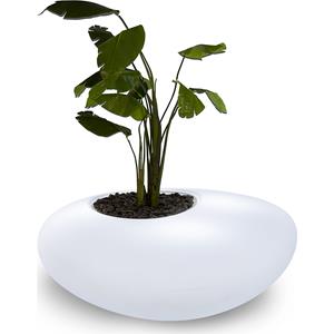 DEGARDO Plantenbak, STORUS I, h x b x d = 500 x 1920 x 1670 mm, doorschijnend, RGB+CCT verlicht