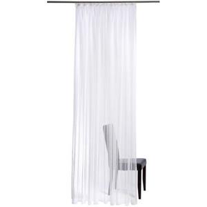 HOMING Gardine "Garland", (1 St.), Kräuselgardine, weiß, transparent, Makrame, Wohnzimmer, Schlafzimmer