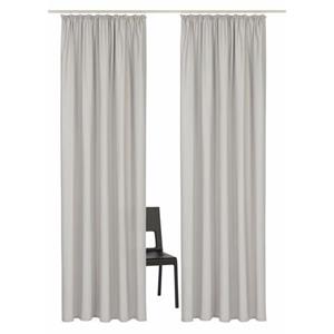 Home affaire Gordijn Parry set van 2, ondoorzichtig, monochroom, basic (2 stuks)