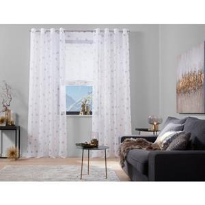 my home Gardine "Stern", (1 St.), Transparent, Voile, Polyester