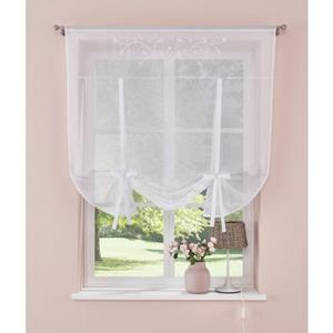 Home affaire Gardine "Lulu", (1 St.), transparent, Voile mit Stickerei
