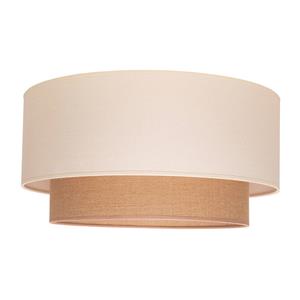 Duolla Plafondlamp Boho, Ø 45 cm ecru/jute