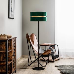 Duolla Vloerlamp Duo, groen/goud, Ø 40 cm 1-lamp