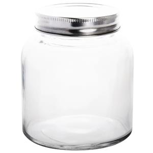 Vogue glazen voorraadpot met schroefdeksel 330ml (6 stuks) - 6