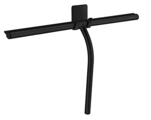 Smedbo Sideline Douchewisser - 40x21cm - zelfklevend - RVS Mat zwart DB2142