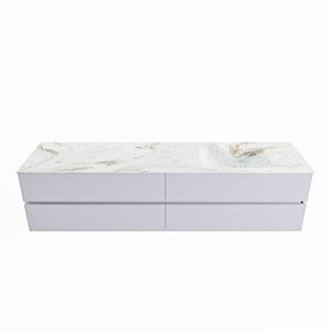 Mondiaz Vica Dlux badmeubel 200cm Cale - Cloud wastafel Frappe rechts - zonder kraangat