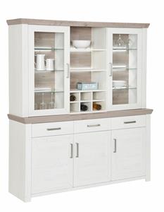 set one by Musterring Buffetschrank "york", 2-teilig (Sideboard und Aufsatzschrank)