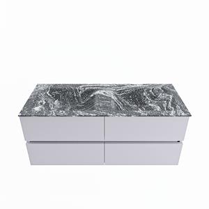 Mondiaz Vica Dlux badmeubel 120cm Cale - Cloud wastafel Lava dubbel - zonder kraangat
