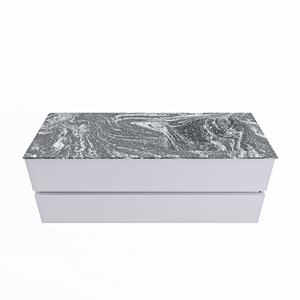 Mondiaz Vica Dlux badmeubel 130cm Cale - Cloud wastafel Lava rechts - met 1 kraangat