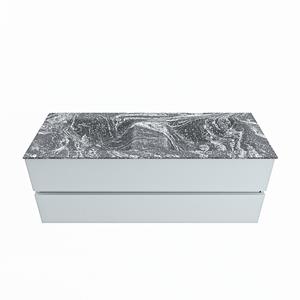 Mondiaz Vica Dlux badmeubel 130cm Clay - Cloud wastafel Lava dubbel - zonder kraangat