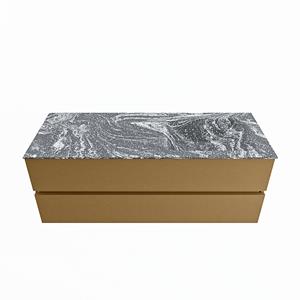 Mondiaz Vica Dlux badmeubel 130cm Oro - Cloud wastafel Lava rechts - met 1 kraangat