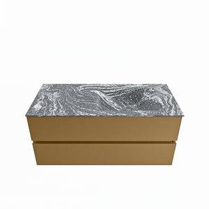 Mondiaz Vica Dlux badmeubel 110cm Oro - Cloud wastafel Lava rechts - zonder kraangat