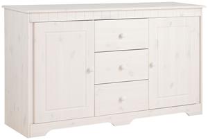 Home affaire Dressoir Pöhl 140 cm breed, van massief grenen