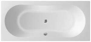 Aqualine Jizera ligbad 180x80cm wit