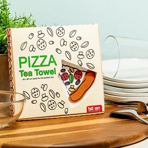 Bitten Pizza Theedoek