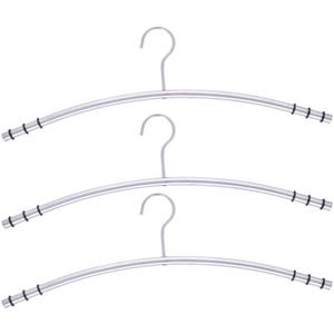 Massamarkt Alpina Kledinghangers Van Roestvast Staal Robuste Uitvoering 47cm Pak A 3 Stuks