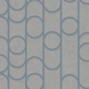 Dutch Wallcoverings Behang Galactik Dessin Grijs/Blauw M240-09