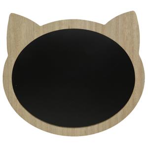 Katten/poezen krijtbord/memobord mdf x 35 cm -