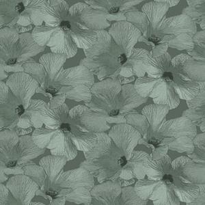 Dutch Wallcoverings Behang Annuell Hibiscus Groen 11001